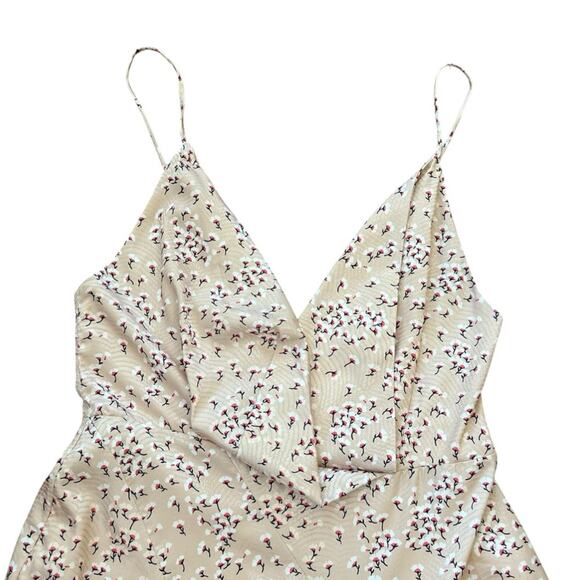 ACLER Women’s Vales Pink Floral Ditsy Blossum Handkerchief Hem Midi Dress Sz 10 - Picture 4 of 13